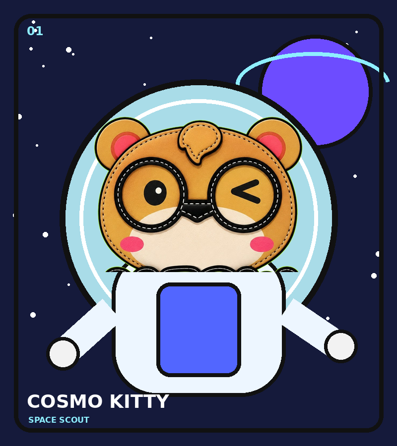Meow Meow astronaut character