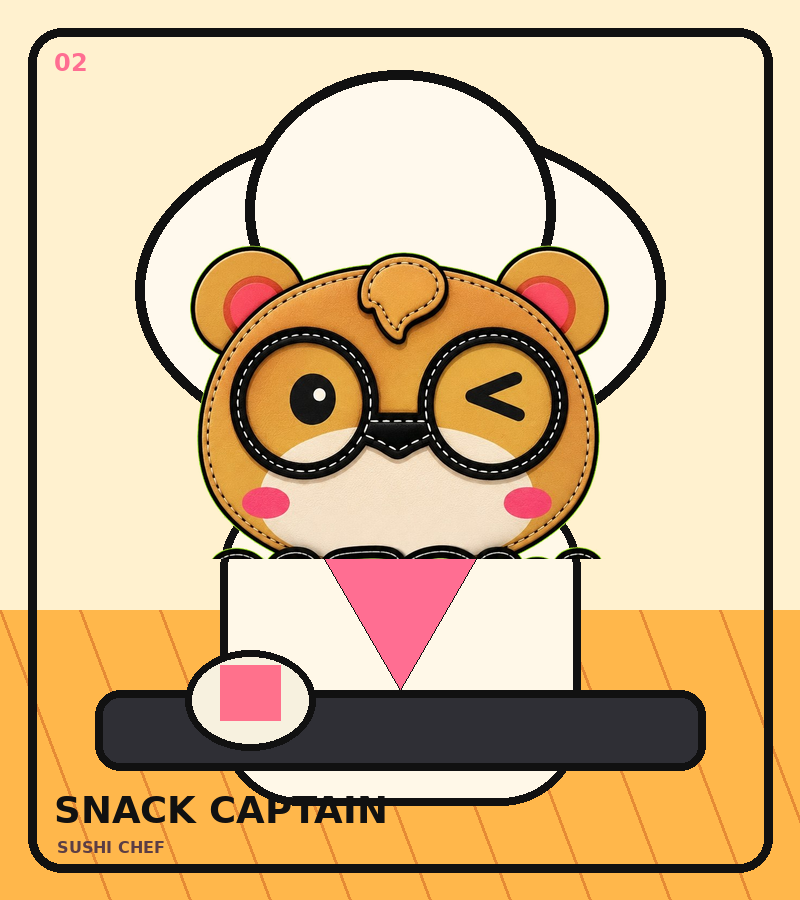 Meow Meow chef character